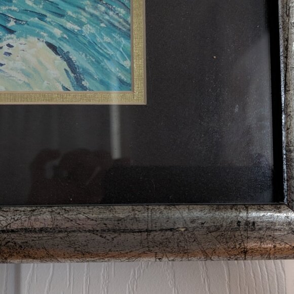 Van Gogh: Thatched Cottages at Cordeville - Framed Print (21.5"w / 17.5"h) - Picture 6 of 8